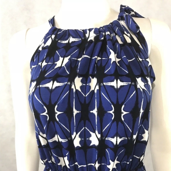 Like New Banana Republic Sleeveless Print Dress in Small - Picture 4 of 5